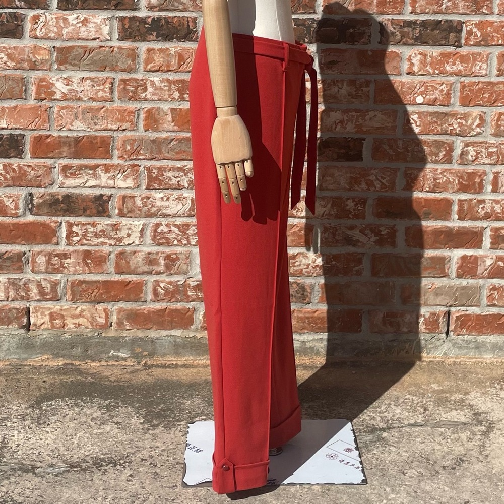 NYCC red pleated plus size dress pants / 16 / Excellent condition - Picture 5 of 13